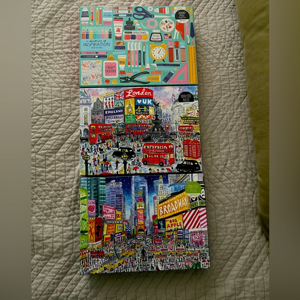 Galison 1000 piece puzzles